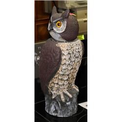 BOBBLE HEAD OWL ORNAMENT.