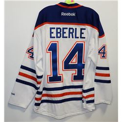 JORDAN EBERLE SIGNED EDMONTON OILERS JERSEY