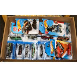 FLAT OF ASSORTED HOT WHEELS COLLECTOR CARS ON