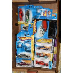 FLAT OF HOT WHEELS COLLECTOR CARS WITH MYSTERY