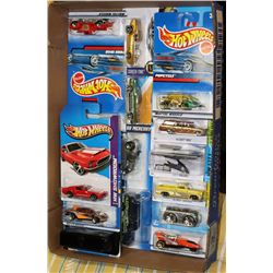 FLAT OF HOT WHEELS COLLECTOR CARS WITH MYSTERY