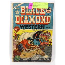 1940'S BLACK DIAMOND WESTERN 10 CENT COMICS