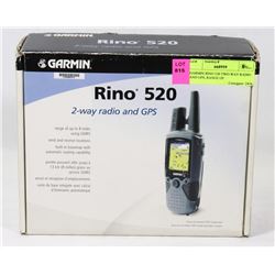 GARMIN RINO 520 TWO-WAY RADIO AND GPS, RANGE OF