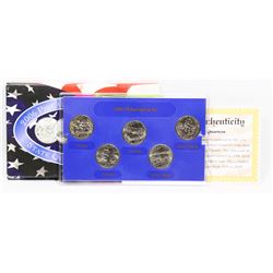 2006 USA PHILIDELPHIA QUARTER SET IN DISPLAY
