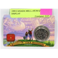 1999 CANADIAN MILLENIUM QUARTER DISPLAY