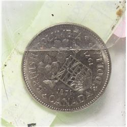 1971 CANADIAN BC CENTENNIAL $1 COIN