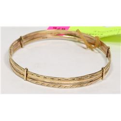 10K GOLD BANGLE