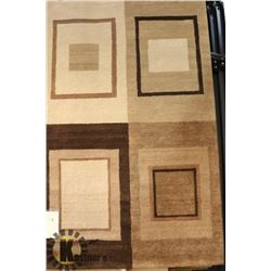 132) COMFORT HA26 HAVANA BROWN/BEIGE, 5X8 MODERN