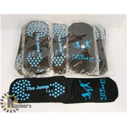 NEW! 12 PAIRS OF TRAMPOLINE SOCKS - BLUE