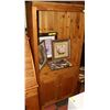 Image 1 : PINE TV ARMOIRE, 33"X19"X72"