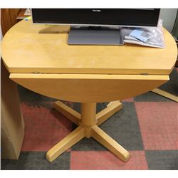 BUTTERFLY PEDESTAL KITCHEN TABLE, 22"X36"X29.5",