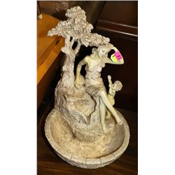 LADY WITH CHILD ELECTRIC FOUNTAIN