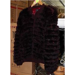 LADIES FUR JACKET SIZE UNKNOWN