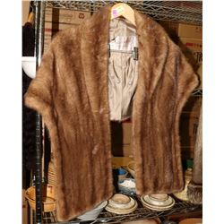 HER SALON FROM EATONS FUR SHAWL