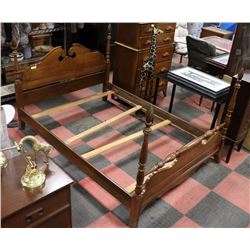 4 POSTER STYLE DOUBLE BED FRAME,