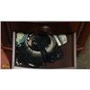 Image 4 : WOOD JEWELLERY BOX WITH CONTENTS