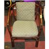 Image 1 : BAMBOO ARMCHAIR WITH CUSHION