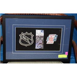FRAMED WAYNE GRETZKY FINAL NHL GAME PATCH, NHL