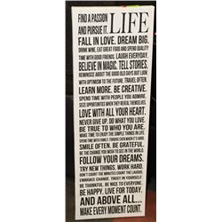INSPIRATIONAL WALL HANGING
