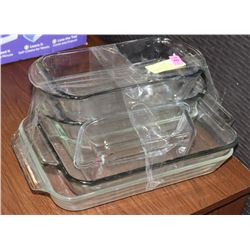 LOT OF ASSORTED ANCHOR MICROWAVE OVENWARE