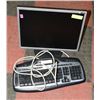 LG 20" MONITOR & LOGITECH WIRELESS KEYBOARD