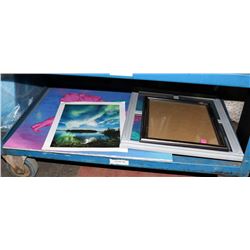 LOT OF ASSORTED PICTURES AND FRAMES