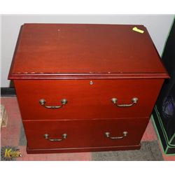 2 DRAWER FILING CABINET, LOCK IS BROKEN.