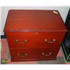 Image 1 : 2 DRAWER FILING CABINET, LOCK IS BROKEN.