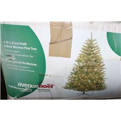 6' PRELIT CLEARLIGHTS (550) CHRISTMAS TREE