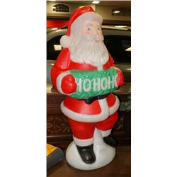 VINTAGE 40" LIGHT UP SANTA