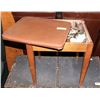 Image 1 : SEWING MACHINE STOOL, 18"X15"X19".