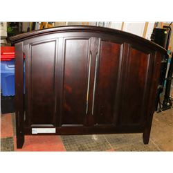SOLID WOOD DOUBLE SIZE HEADBOARD.