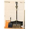 Image 1 : LOT OF 5 SNOW SHOVELS AND 2 ARE FOLDING SNOW