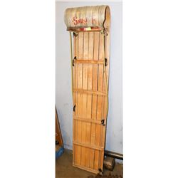 LARGE WOOD SLED 70" X 15"