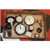 Image 1 : FLAT OF ASSORTED VINTAGE ALARM CLOCKS