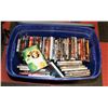Image 1 : TOTE OF ASSORTED DVDS.