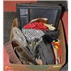 Image 1 : LARGE BOX OF VARIOUS WORK GEAR, SHOP