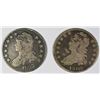Image 1 : LOT OF TWO BUST HALVES 1808 & 1827