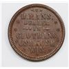 Image 2 : 1863 CIVIL WAR STORE CARD TOKEN OSHKOSH, WI