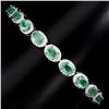 Image 1 : Natural Columbian Emerald Bracelet