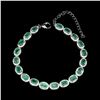 Image 2 : Natural Columbian Emerald Bracelet