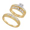 Image 1 : 10K Yellow-gold 0.25CTW DIAMOND FASHION TRIO SET