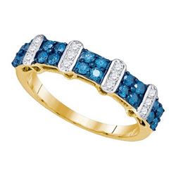 10K Yellow-gold 0.70CT DIAMOND FASHION RING