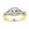 10K Yellow-gold 0.38CTW DIAMOND BRIDAL SET
