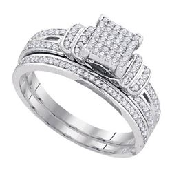 10KT White Gold 0.33CT DIAMOND MICRO PAVE RING