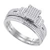 Image 1 : 10KT White Gold 0.33CT DIAMOND MICRO PAVE RING