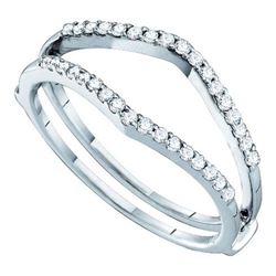 14KT White Gold 0.25CTW DIAMOND FASHION BAND