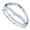 Image 1 : 14KT White Gold 0.25CTW DIAMOND FASHION BAND