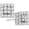 Image 1 : 10KT White Gold 0.50CTW DIAMOND FASHION EARRING