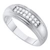 Image 1 : 10KT White Gold 0.25CT DIAMOND FASHION BAND